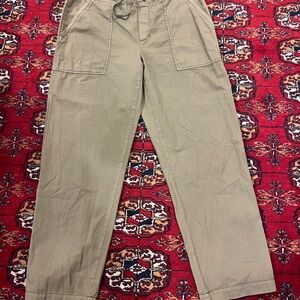 Velvet Brand Olive Boot Cut Chino Pants